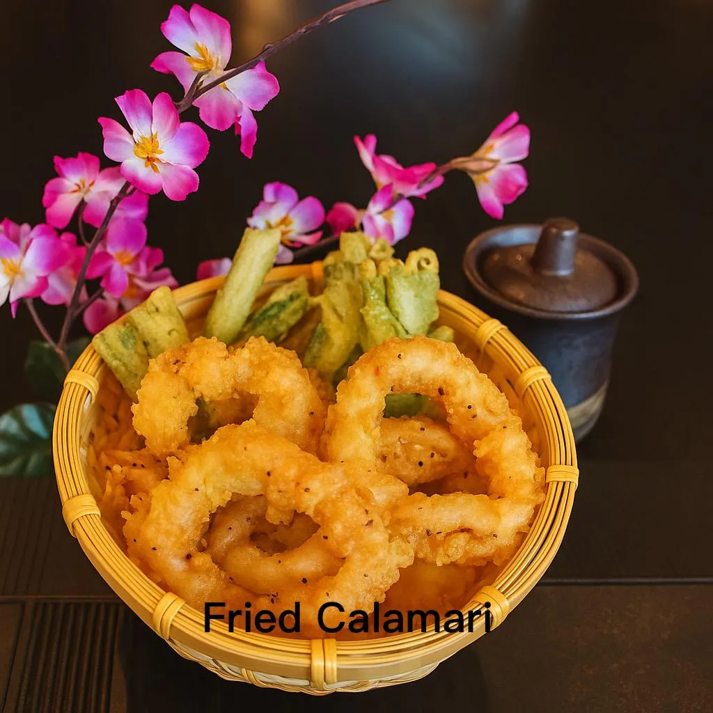 Fried calamari at Kirin Asian Fusion Asian Restaurant in Sioux City, Iowa